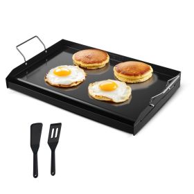 VEVOR Carbon Steel Griddle, 24x16 inch Universal Flat Top Rectangular Plate, Gas Grill Griddle for BBQ Grill, Teppanyaki