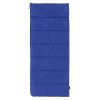 Youth warm weather rectangle sleeping bag - Blue Red (youth size 64" x 28")