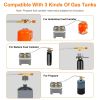 12000W Portable Camping Stove With Cassette Adapter Windproof Outdoor Backpacking Burner with Carrying Case Igniter for Outdoor Hiking Camping Picnic