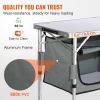 VEVOR Camping Kitchen Table, Quick set-up Folding Camping Table with A Carrying Bag, 3 Adjustable Heights, MDF Camping Table