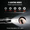 5 Modes Adjustable Focus Flashlight for Camping/Hiking