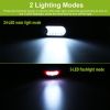 Compact Work Light 27LEDs Hang Lights Portable Magnetic Flashlight with Hook for Camping Hiking Emergency