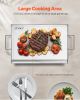 VEVOR Stainless Steel Griddle, 23x16 inch Universal Flat Top Rectangular Plate, Gas Grill Griddle for BBQ Grill, Teppanyaki