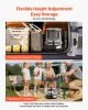 VEVOR 9000 BTU Portable Kerosene Heater & Stove, 2 in 1 Non-Electric Indoor Outdoor Heater with Adjustable Height & Flame & Easy Storage,for Camping