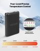 VEVOR Heated Socks, Small Size, 5000mAh Battery Rechargeable Heating Socks with 4 Heating Levels, Electric Heated Sock with APP Control for Men Women