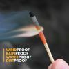 Waterproof Matches For Camping Hiking Bushcraft Fishing Hunting Outdoor Survival Waterproof Windproof Relight Submersible Matches Wax Infused Natural