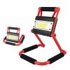 1Pack LED Working Light High Lumen Rechargeable Floodlight Portable Foldable Camping Light With 360�� Rotation Stand