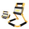 1Pack LED Working Light High Lumen Rechargeable Floodlight Portable Foldable Camping Light With 360�� Rotation Stand