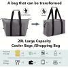 Multi-Purpose Cooling Carrier ��� 5.28 Gallon Foldable Bag for Picnics, BBQs & Supermarket Runs